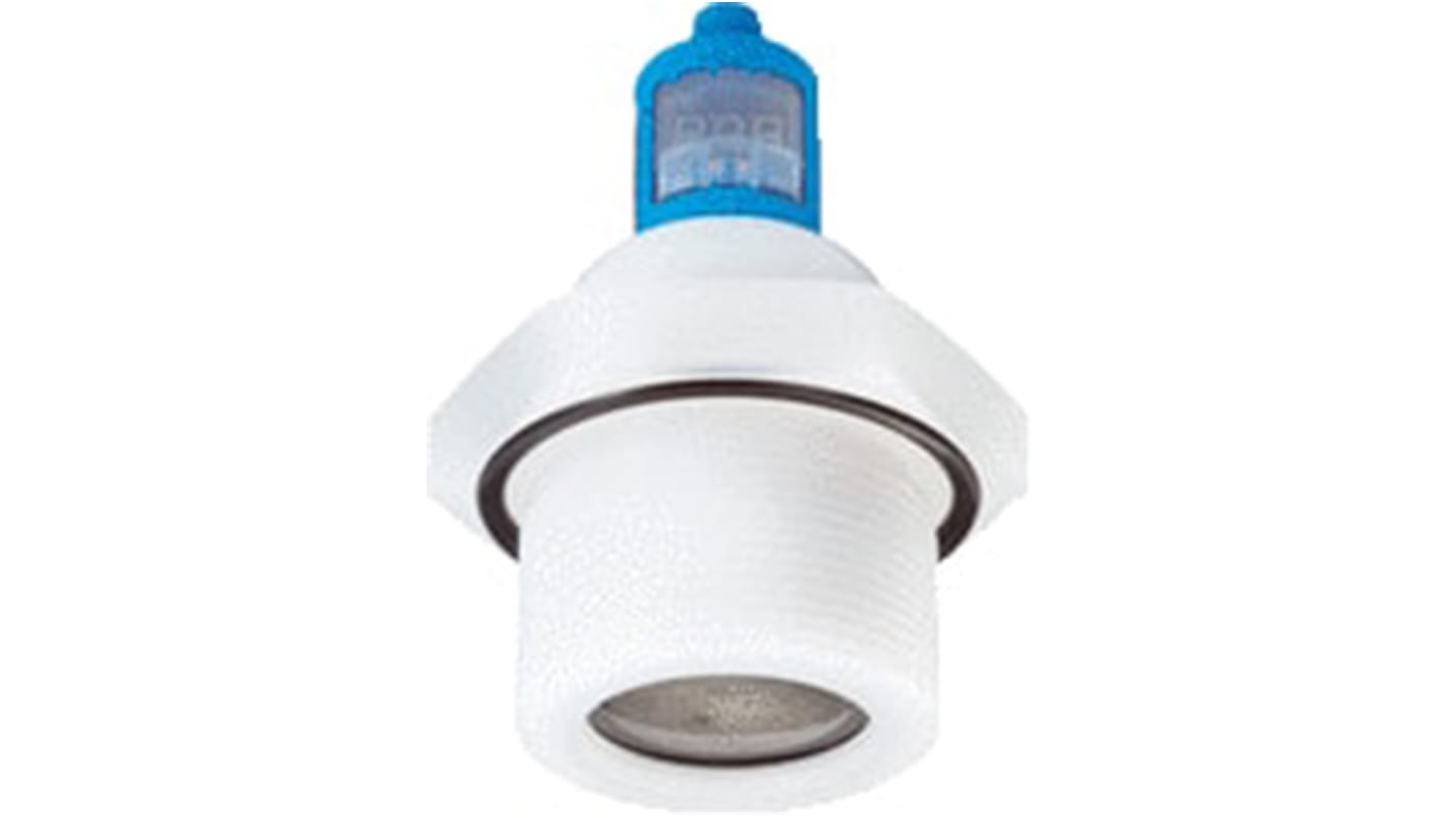 Sensore di livello a ultrasuoni Sick UP56-214178, montaggio G2, intervallo di misurazione fino a 3,4 m, uscita 0-10 V, 4-20 mA.