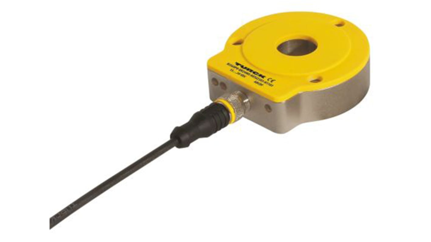Encoder assoluto Turck RI360P0-QR24M0-ELIU5X2-H1151, 22 mm, uscita analogica, montaggio a flangia, IP68/IP69K.