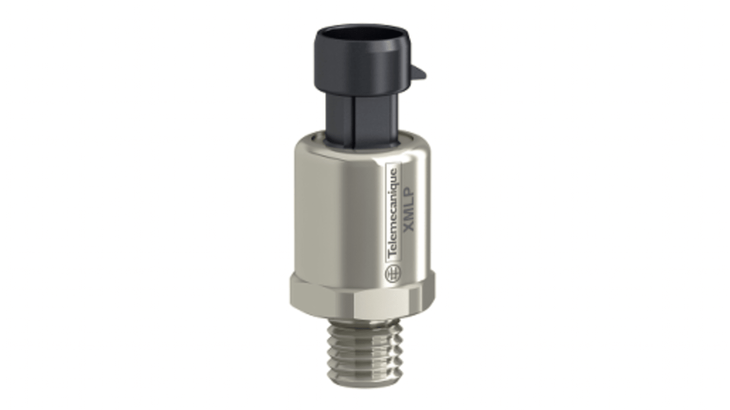 Pressostato analogico Telemecanique Sensors XMLP3K0PP230, 3000 psi max, uscita 4-20 mA, montaggio su filettatura, acciaio inox.