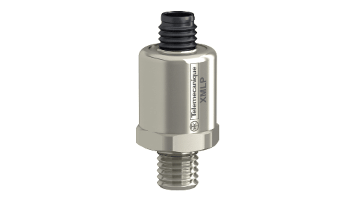 Pressostato Telemecanique Sensors XMLP600PD130, max 600 psi, uscita 0,5-4,5 V, montaggio filettato, IP65/IP67/IP69K.