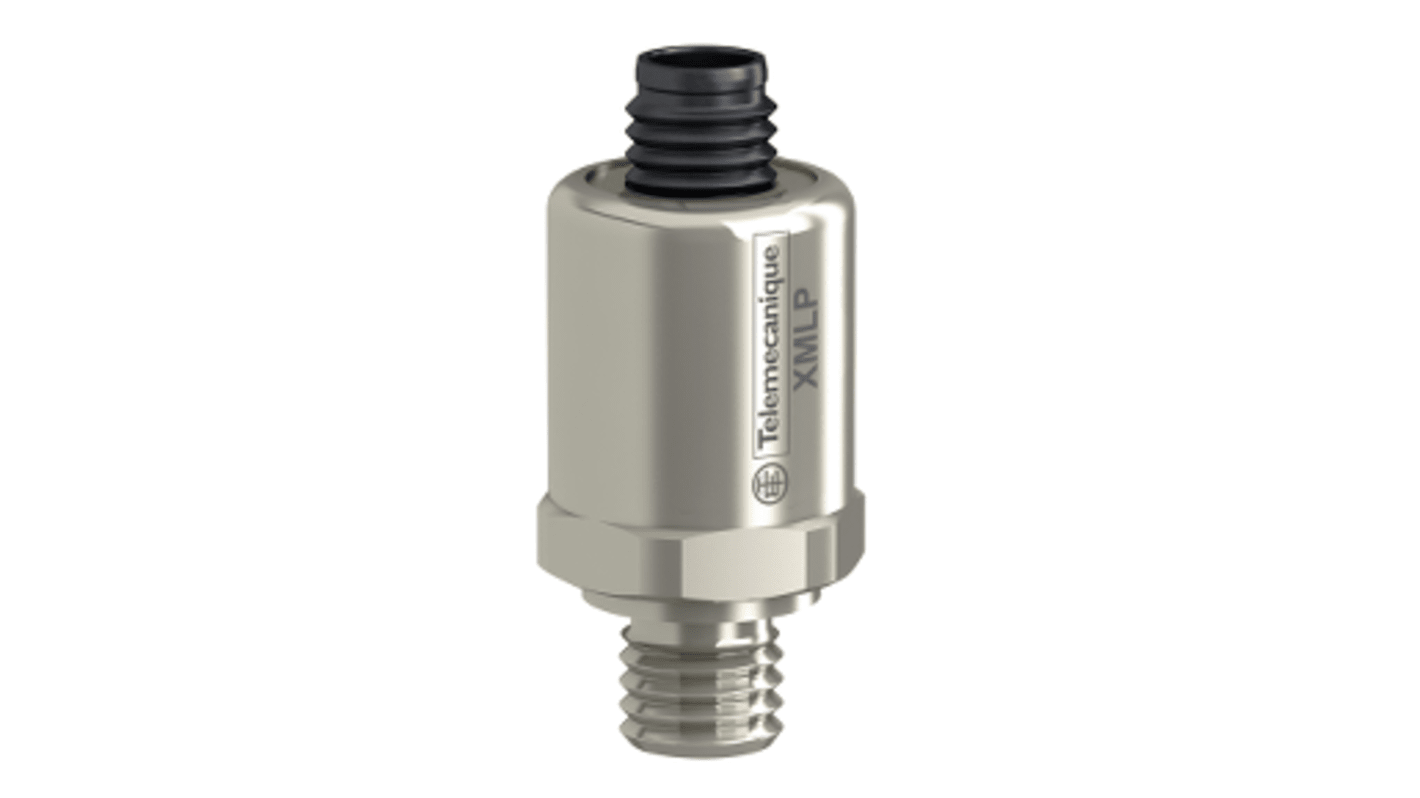 Pressostato Telemecanique Sensors XMLPM25BD21F, max 25 bar, uscita 4-20 mA, montaggio su filettatura, custodia in acciaio inox.