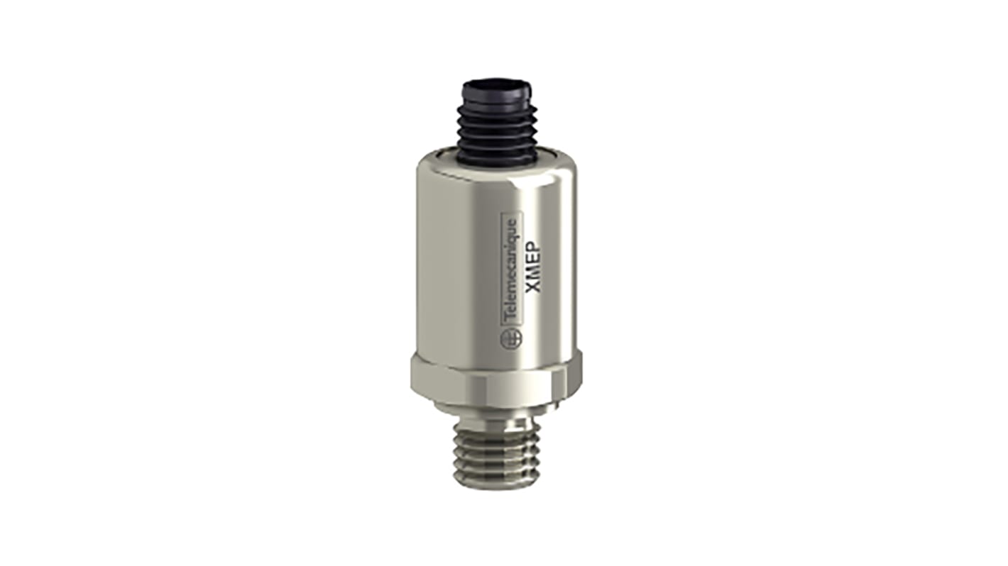Sensore di pressione Telemecanique Sensors XMEP250BD11F, max 250 bar, uscita 0,5-4,5 V, connettore M12, custodia in acciaio inox.