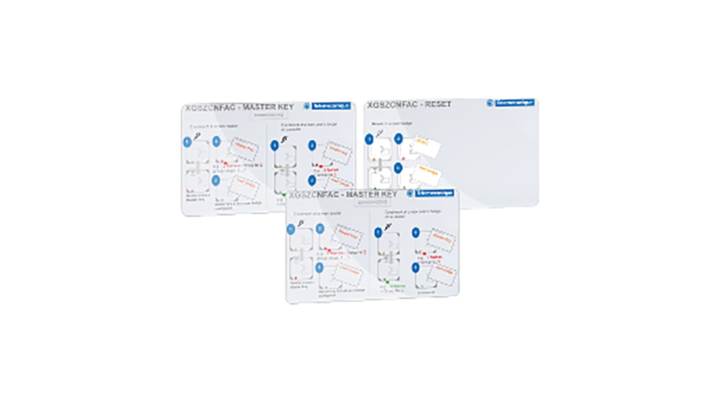 Lettore RFID Telemecanique Sensors XGSZCNFAC, dimensioni 85,5 x 54 mm, grado di protezione IP65, gamma di rilevamento 100 mm.