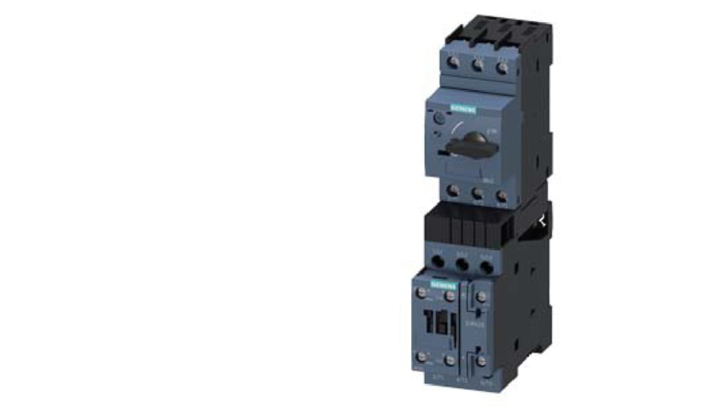 Siemens 3RA2120-1FA24-0BB4, kit contattori per avviamento Direct-on-line, tensione 400 V, corrente 3,6 A, montaggio su pannello.