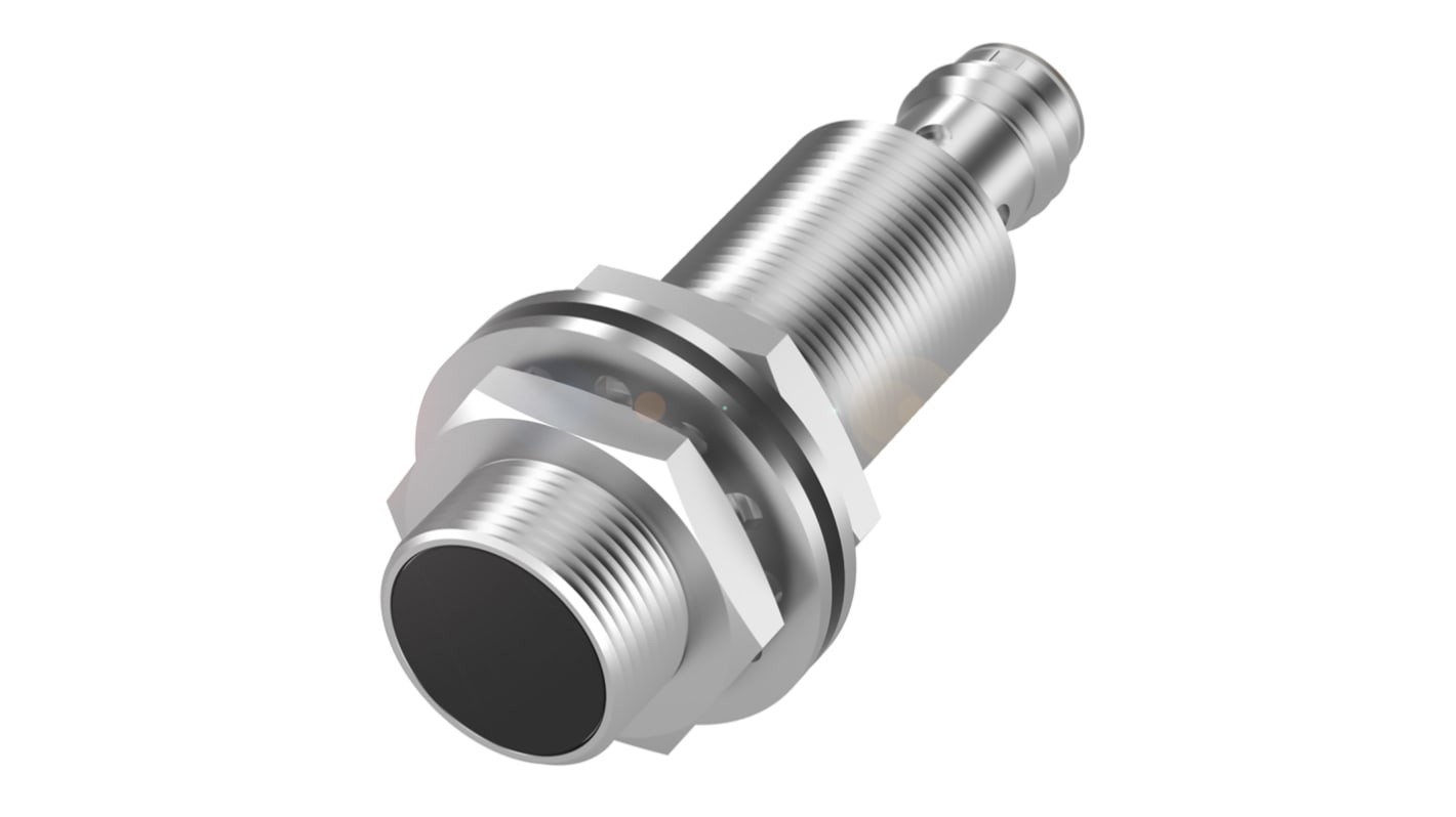 Sensore di prossimità cilindrico PNP BALLUFF BES M18MI-PSC12B-S04G, rilevamento 12 mm, IP68, alimentazione 10-30 V c.c.