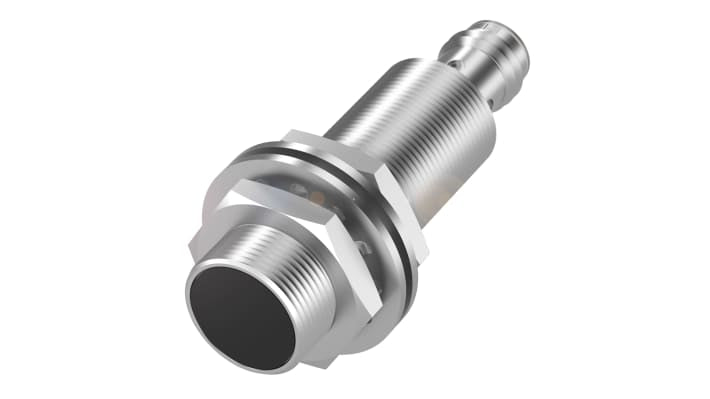 Sensore di prossimità cilindrico PNP BALLUFF BES M18MI-PSC12B-S04G, rilevamento 12 mm, IP68, alimentazione 10-30 V c.c.