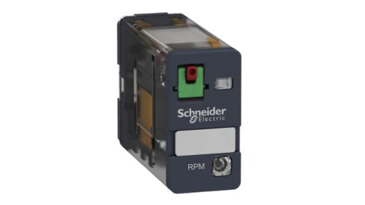 Schneider Electric RPM12P7 Relè di potenza Harmony RP, SPDT, bobina 230V, 1-4 contatti CO, 30A. Ideale per applicazioni elettromeccaniche.