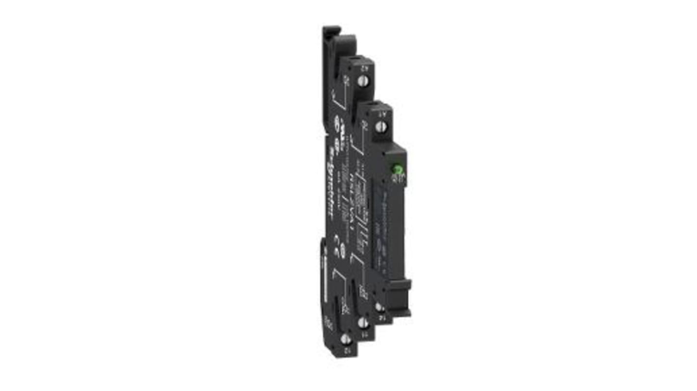 Relè d'interfaccia Schneider Electric RSL1PVEU, bobina 48V cc, contatti SPDT. Guida DIN. Capacità fino a 30A. Affidabile e compatto.