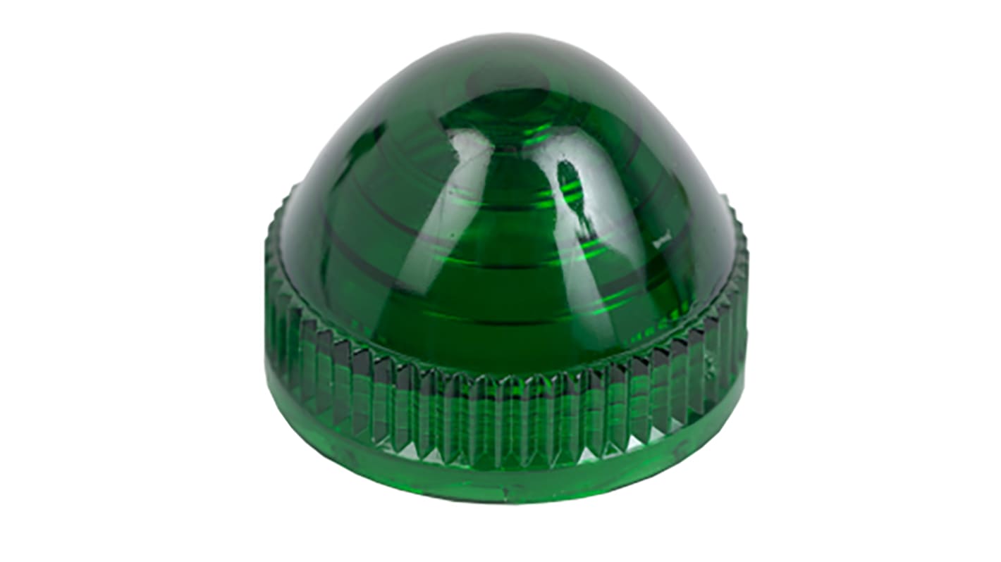 Spia luminosa verde Schneider Electric, montaggio a pannello, diametro foro 30 mm, lente in vetro, per applicazioni industriali.