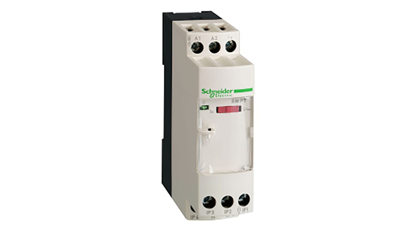 Trasmettitore di temperatura Schneider Electric RMPT30BD, ingresso PT100, alimentazione 24 V c.c., range 0-100 °C.