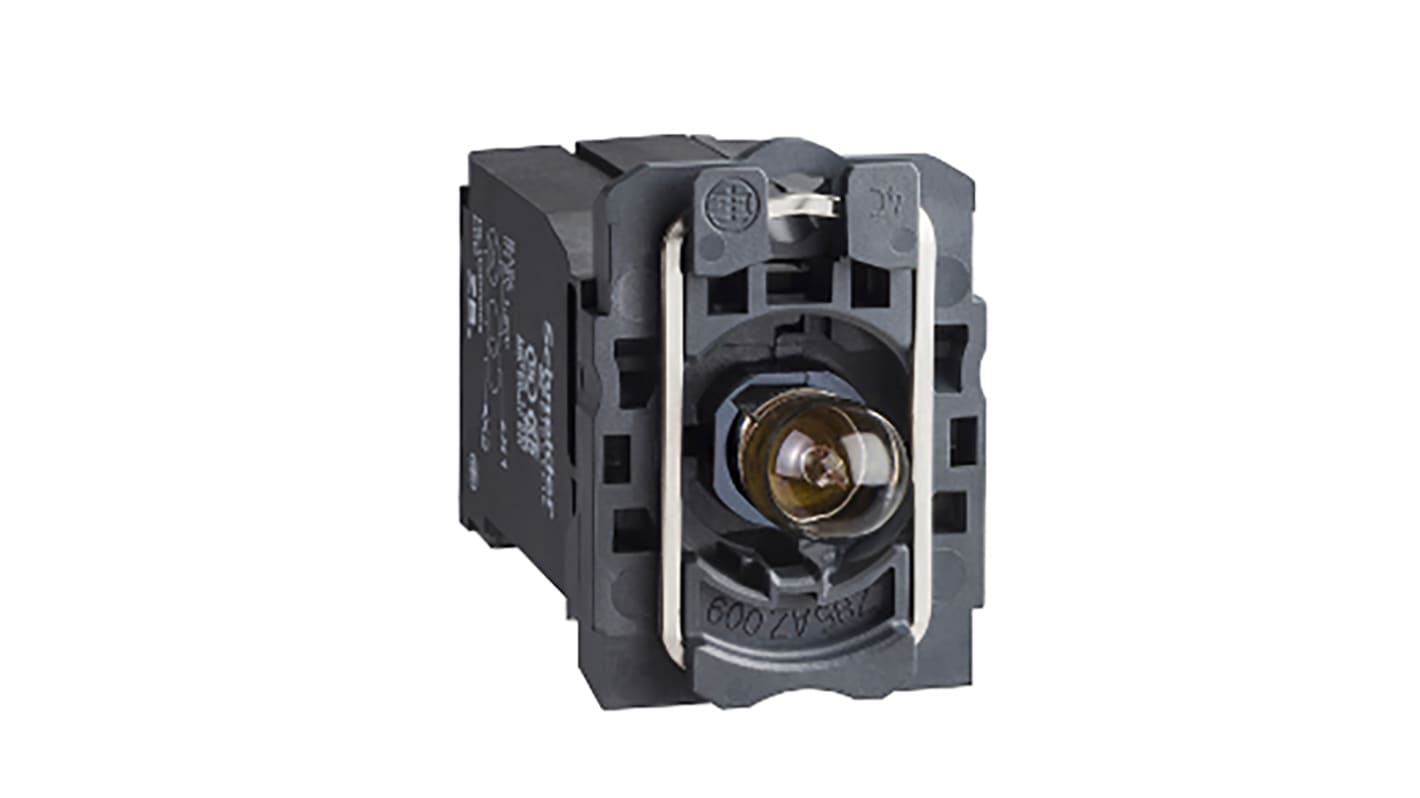 Schneider Electric - ZB5AV4 Spia luminosa Harmony XB5, montaggio a pannello 22mm Ba9s 220-240V per applicazioni industriali.