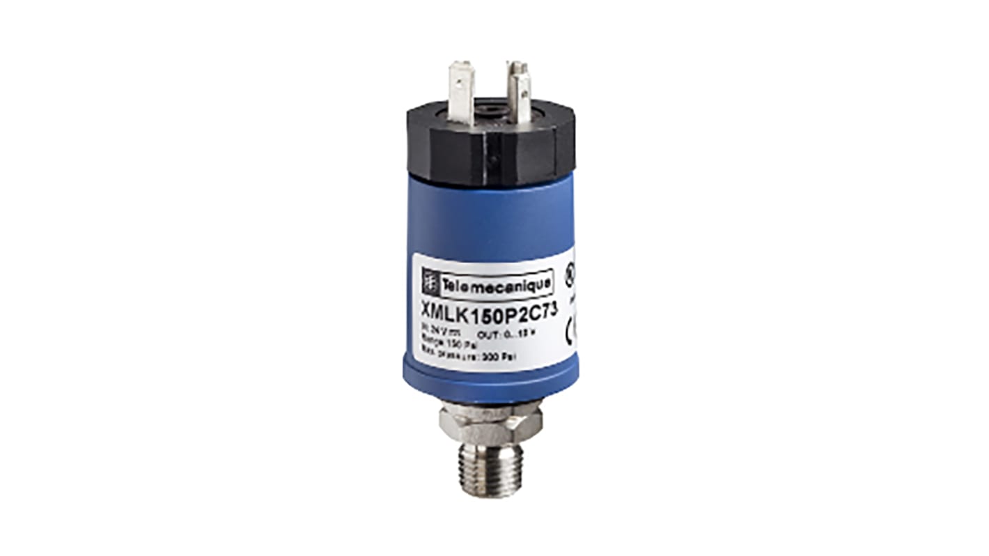Sensore di pressione differenziale Telemecanique Sensors XMLK006B2C21, uscita 4-20 mA, range 0-6 bar, grado di protezione IP65.