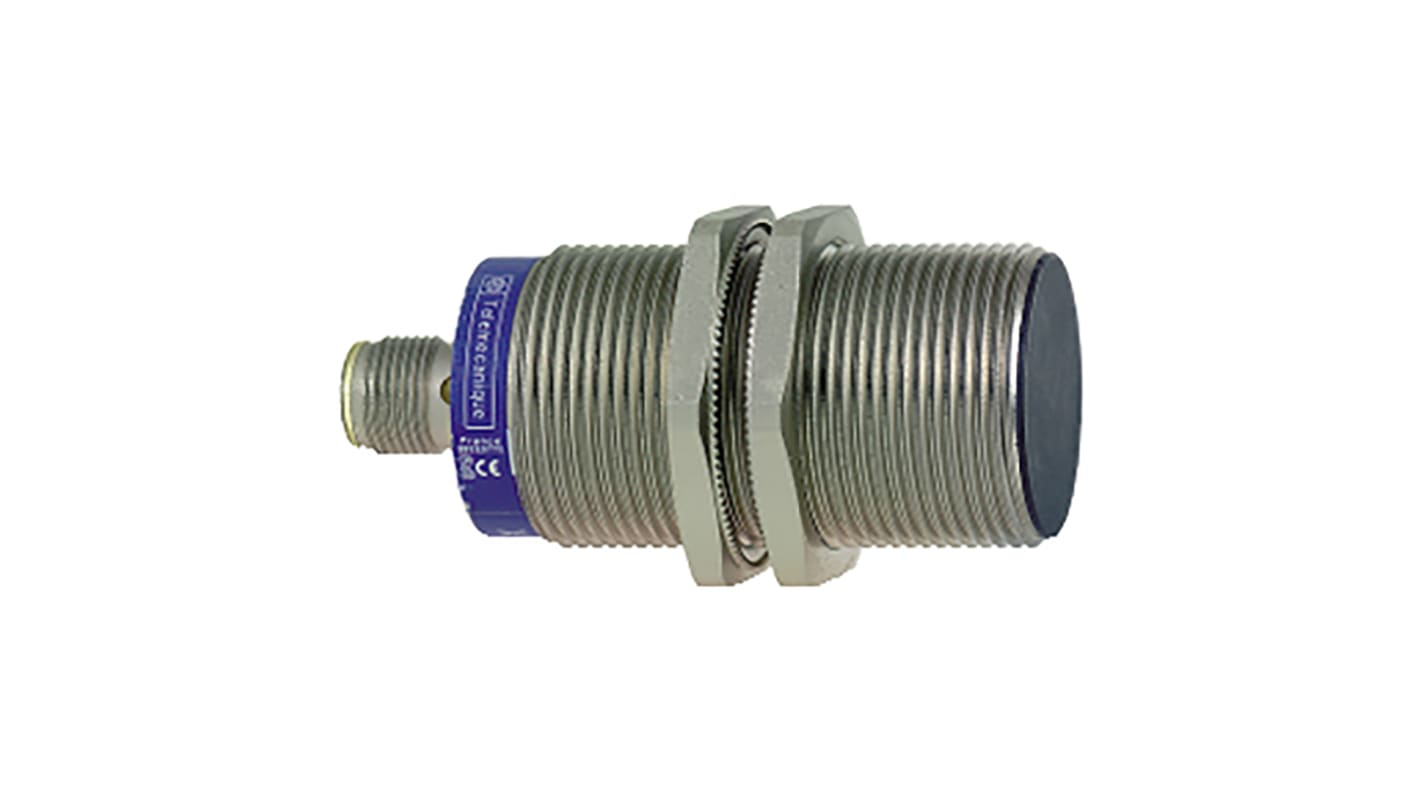 Sensore di prossimità cilindrico Telemecanique Sensors XS1M30KP340D, tecnologia PNP/NPN, gamma di rilevamento 10 mm, IP67.