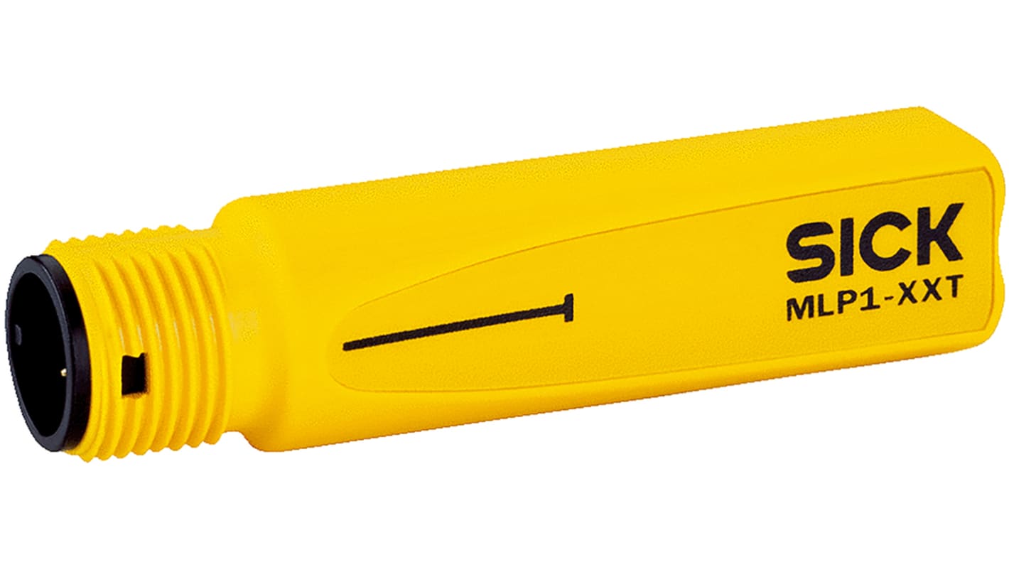 Connettore terminale Sick MLP1-XXT per collegamenti in serie, progettato per sistemi di automazione industriale.