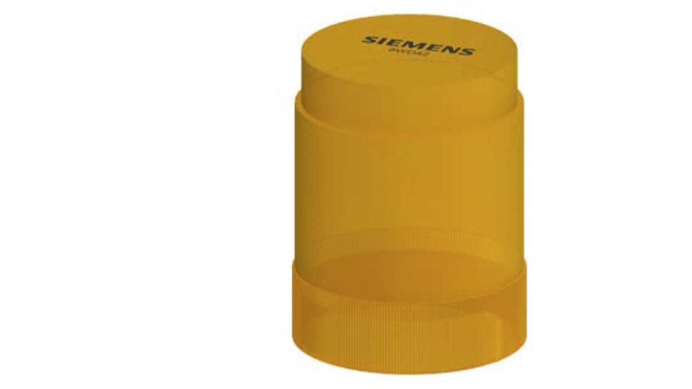 Elemento luminoso lampeggiante giallo Siemens 8WD4200-1AD, LED, IP54, 12-230 V, diametro 50 mm, altezza 67 mm.