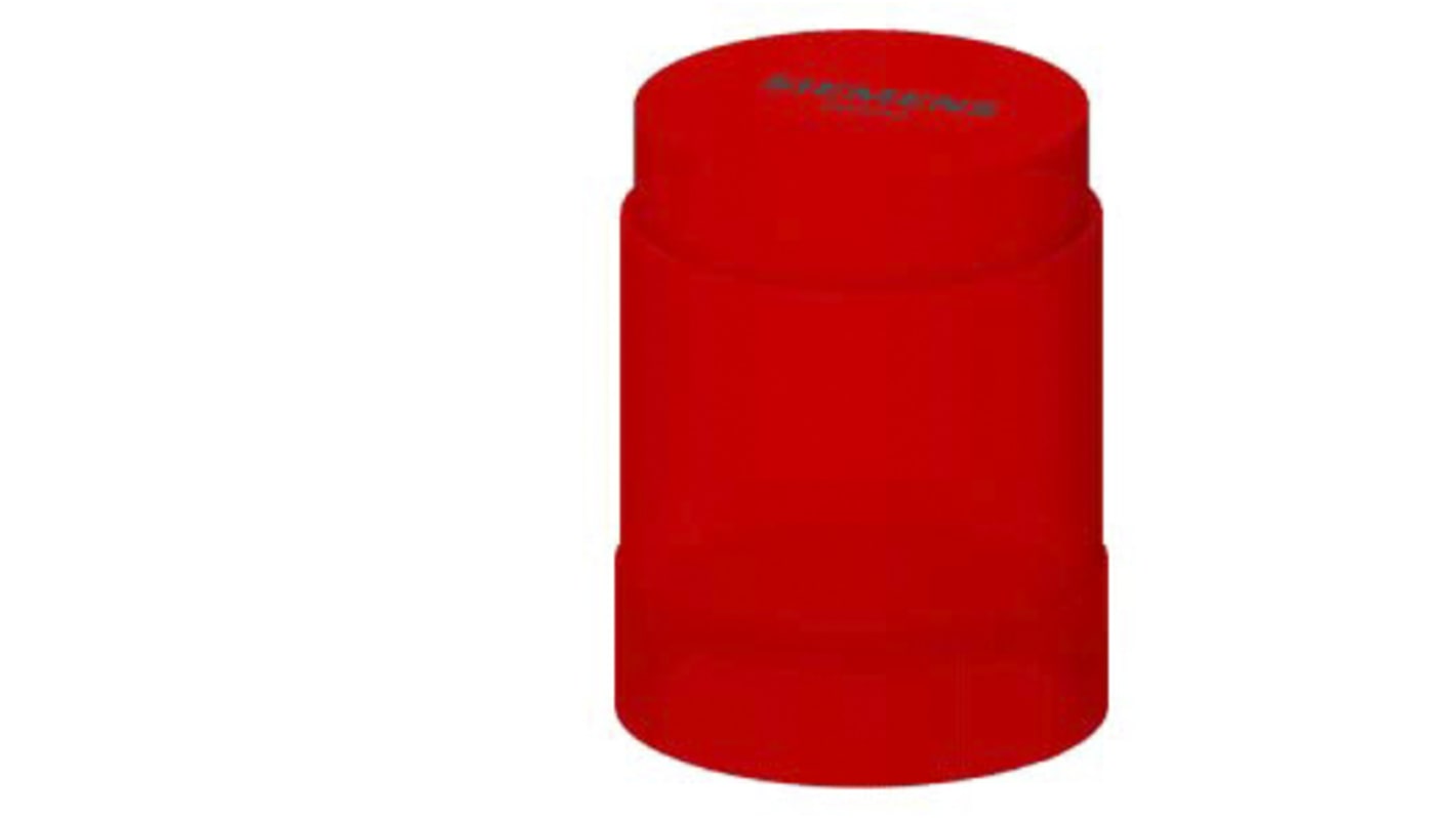 Elemento luminoso lampeggiante rosso Siemens 8WD4220-5AB, LED 24 V, IP54, diametro 50 mm, altezza 67 mm.