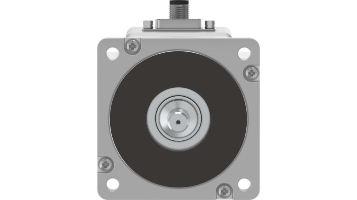 Motore passo-passo ibrido Festo EMMS-ST-87-S-SE-G2, coppia di tenuta 2.5Nm, dimensioni 112.6x11x27 mm, grado di protezione IP54.