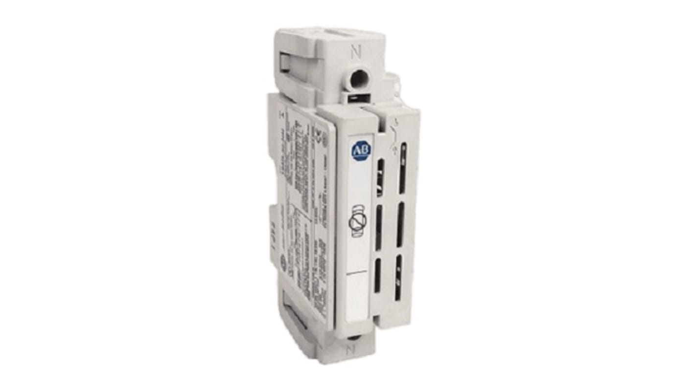 Allen Bradley Guardmaster 194R-30-NN, modulo ausiliario per interruttore, 30A, montaggio su guida DIN, protezione da umidità.