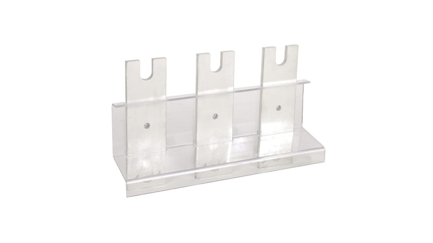 Terminale Allen Bradley 100-ETX146 per contattori Wye, colore giallo, con piastra legenda 800T e funzione di emergenza stop IEC Ring.