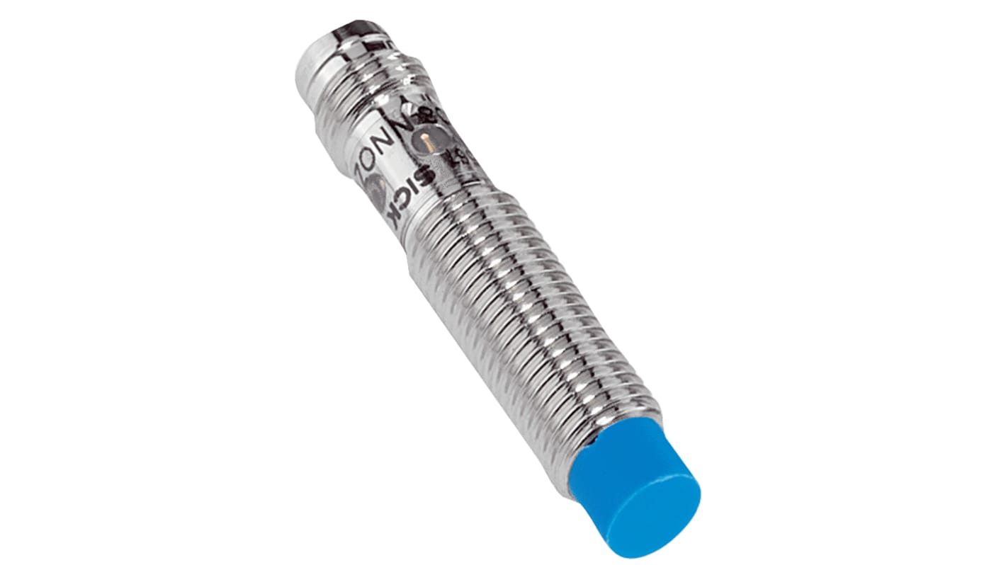 Sensore di prossimità cilindrico Sick IME08-06NPSZT0K, PNP M8, rilevamento 6 mm, IP67, alimentazione 10-30 V c.c.