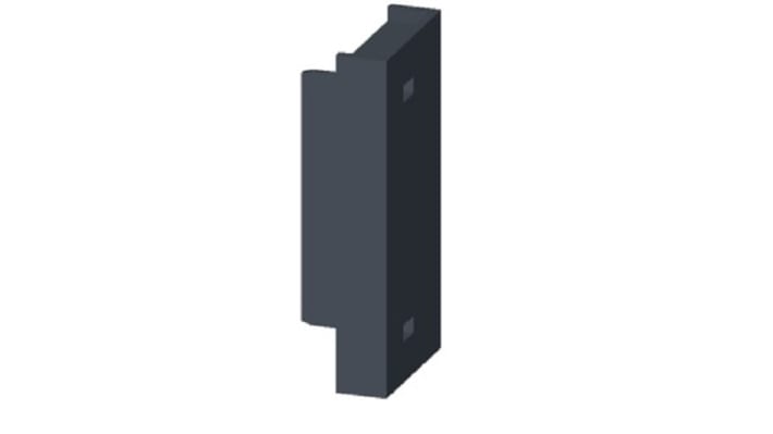 Coperchio di protezione touch Siemens 3RK1908-1DA00-2BP0 per bus di alimentazione, dimensioni 47x8 mm, resistenza agli urti 6g.
