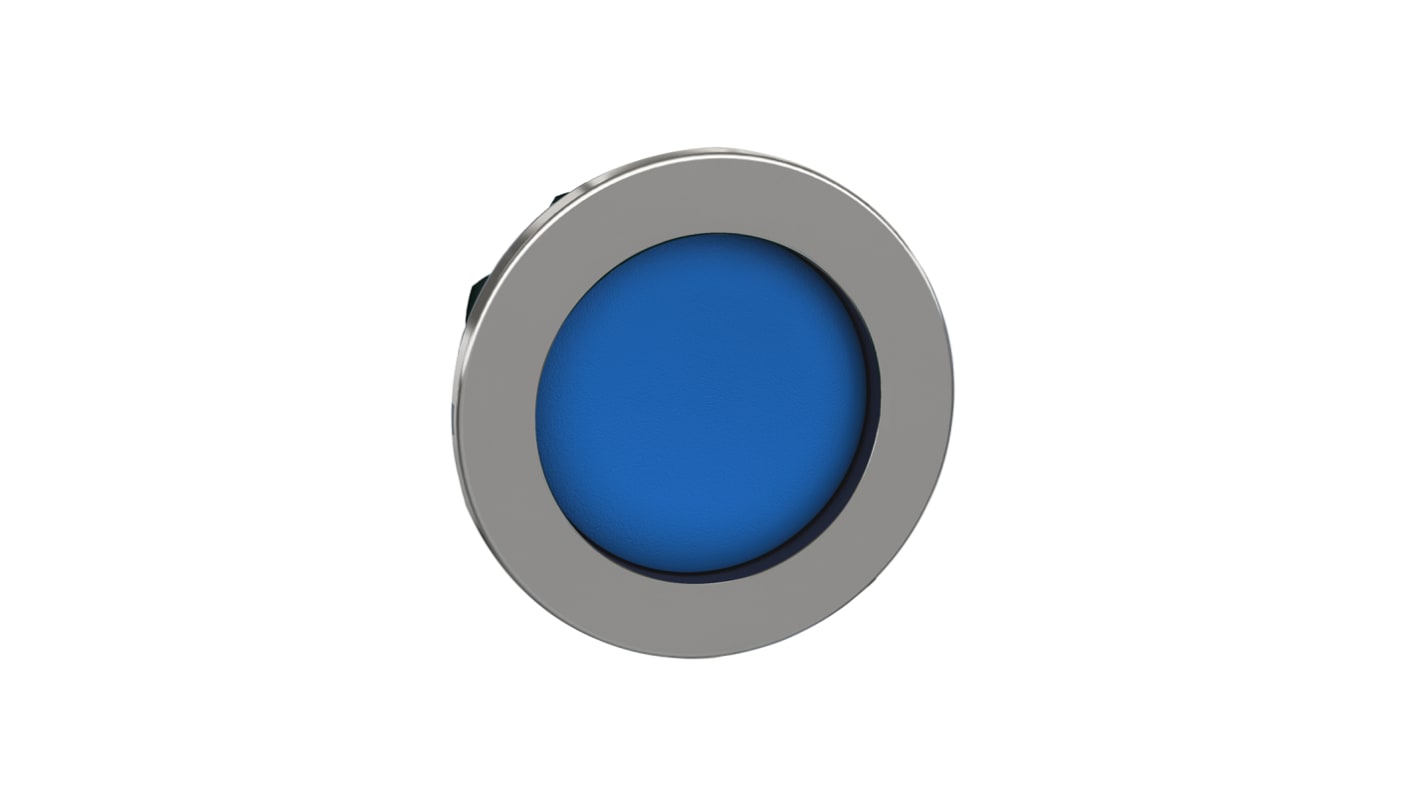 Attuatore pulsante instabile ZB4FA66 di Schneider Electric, blu, diametro 30 mm, protezione IP66/IP67/IP69K, resistenza alle vibrazioni.