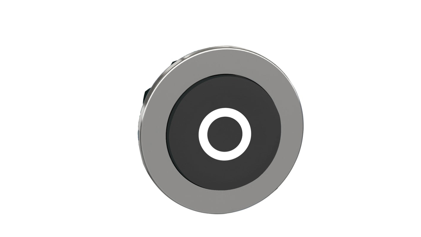 Attuatore pulsante instabile ZB4 di Schneider Electric, colore nero, diametro 36.5 mm, protezione IP66/IP67/IP69K.