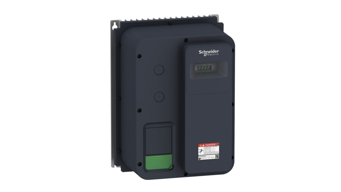 Avviatore a velocità variabile Schneider Electric ATV320U07N4W, potenza 0,75 kW, montaggio a parete, dimensioni 200x250x340 mm.