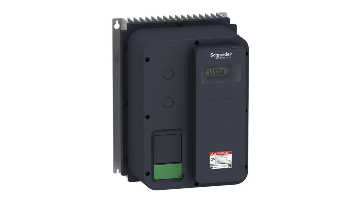 Avviatore a velocità variabile Schneider Electric ATV320U30N4W, potenza 3 kW, montaggio a parete, dimensioni 235x340x250 mm.