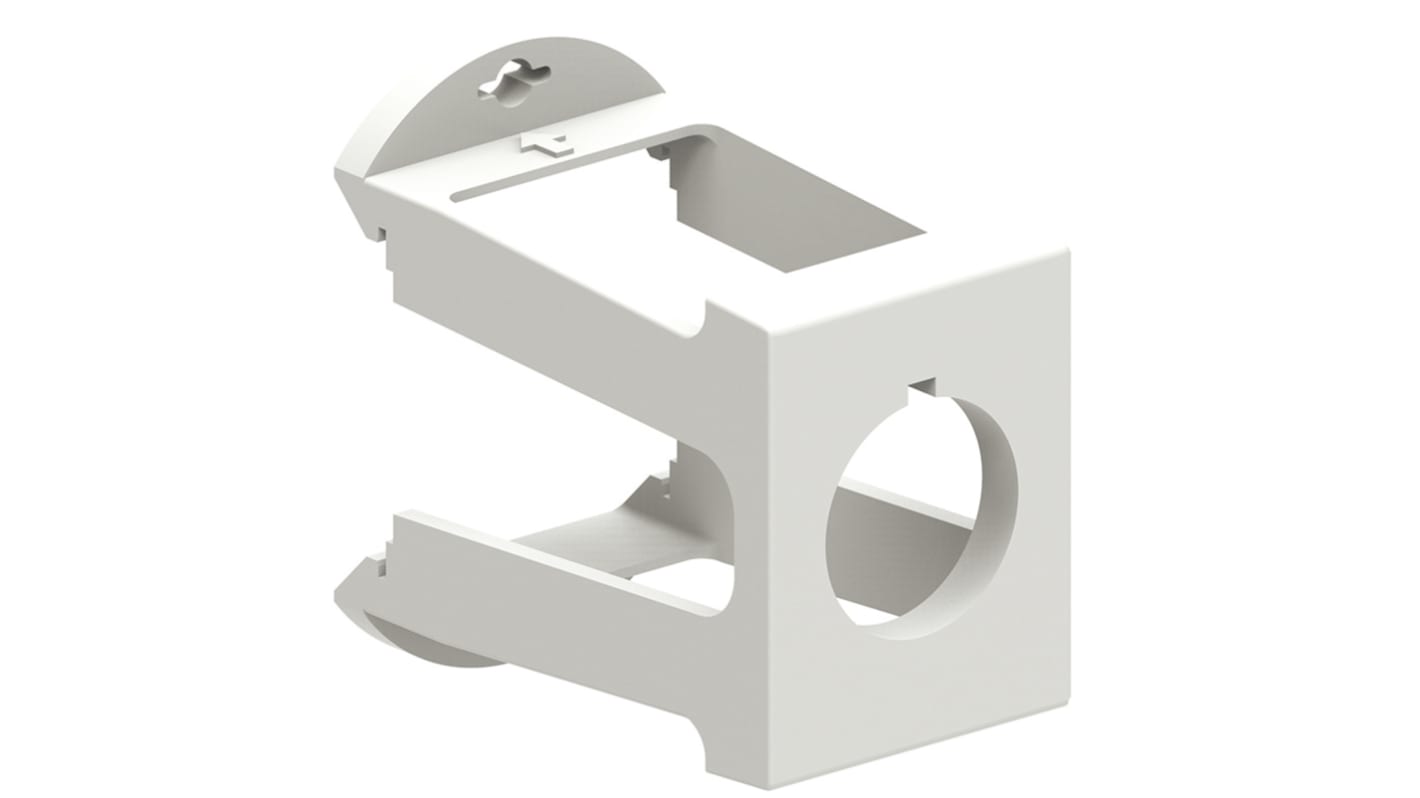 Adattatore Lovato LPXDIN per pulsante LPC, progettato per una connessione sicura in applicazioni industriali.