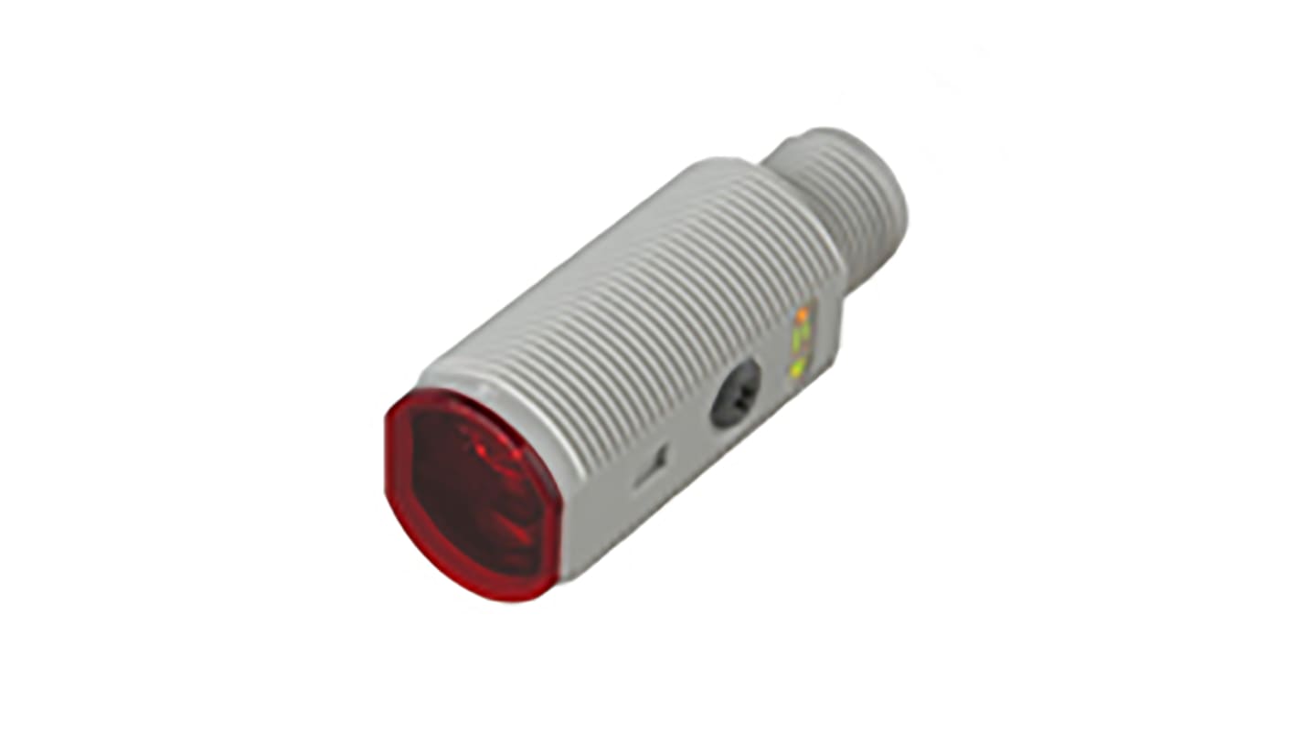 Carlo Gavazzi PA18CAD10PAM1SA, sensore fotoelettrico miniaturizzato con rilevamento fino a 1 m, uscita PNP, IP67/IP69K.