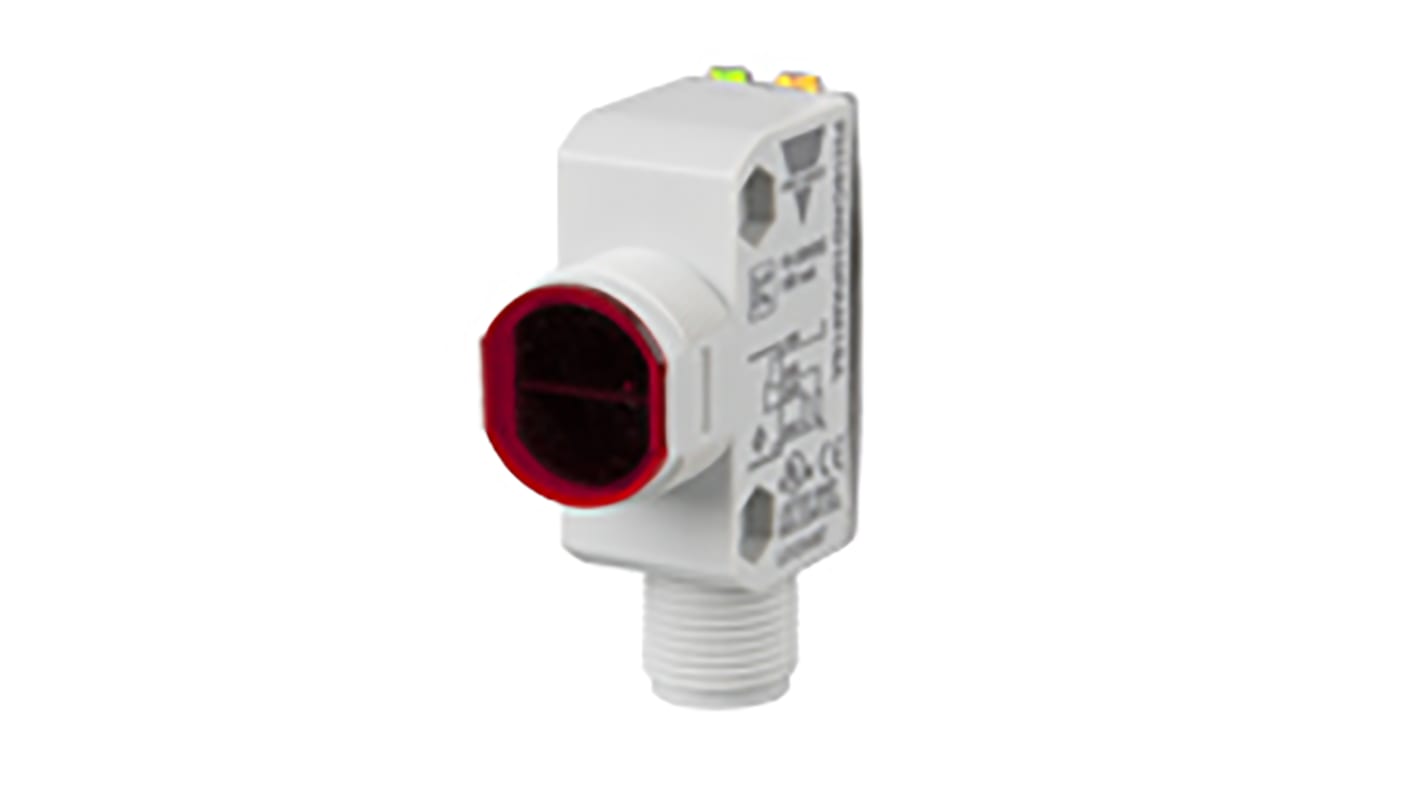 Carlo Gavazzi PH18CNR65PAM1SA, sensore fotoelettrico miniaturizzato a retroriflessione, portata 6,5 m, uscita PNP, IP67/IP69K.