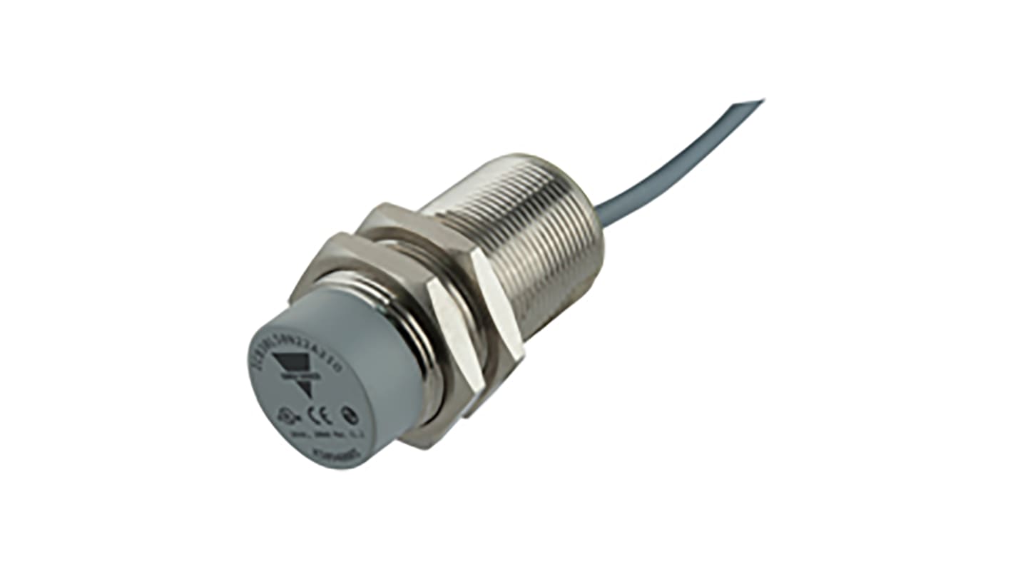 Sensore di prossimità cilindrico Carlo Gavazzi ICB30L50N22A2IO, tecnologia induttiva M30, uscita IO-LINK, gamma di rilevamento 22 mm.