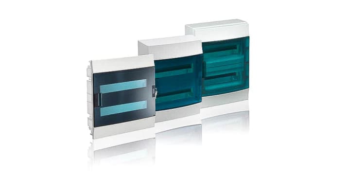 Colonna uplink ABB 1SLM007714A0011 per scheda di misurazione Galeo, custodia plastica, dimensioni 55 x 265 x 245 mm, grado di protezione IP30.