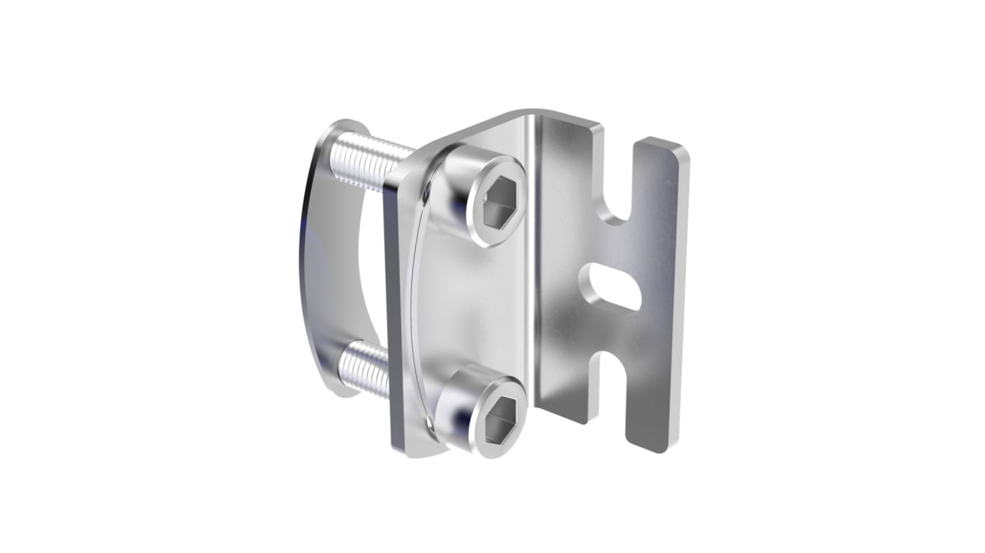 Staffa di montaggio ad angolo retto Banner SMBVS8RA per sensori miniaturizzati serie VS8, garantisce installazione stabile.