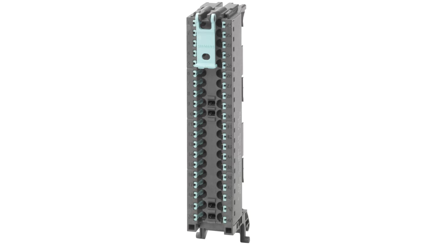 Connettore anteriore digitale 40 poli Siemens 6ES7592-1BM00-0XB0 per PLC S7-1500. Ideale per sensori e attuatori, resistente da -40 °C a +80 °C.