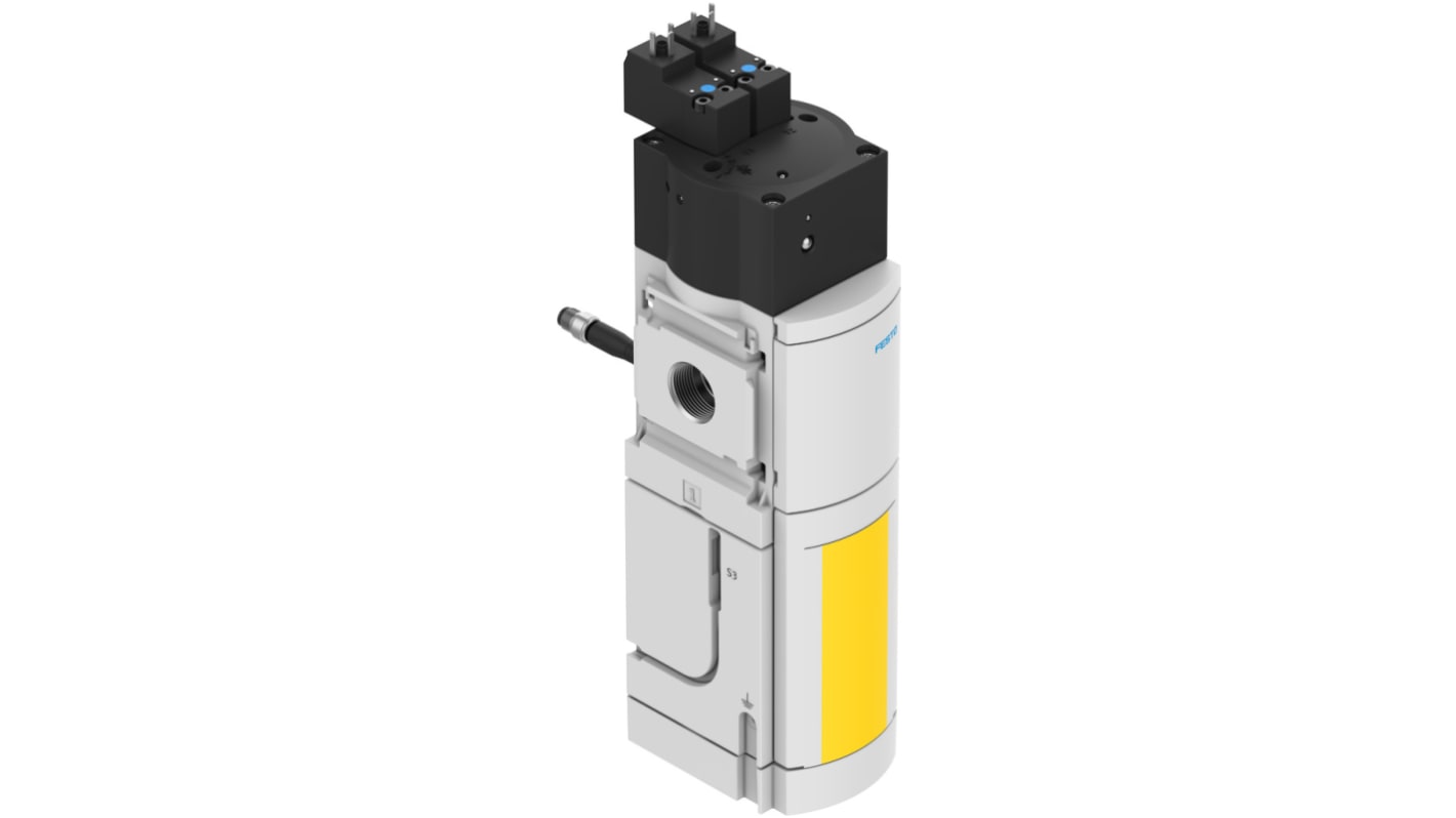 Valvola pneumatica Festo MS6-SV-1/2-D-10V24-2M8, avviamento progressivo, portata 4300 L/min, attacco G 1/2 Femmina.