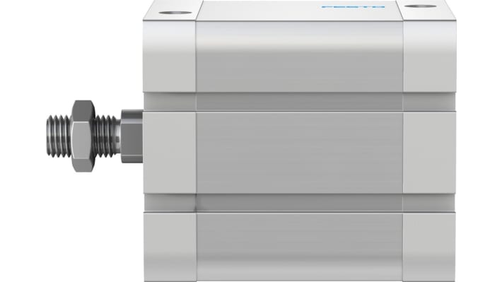 Cilindro pneumatico Festo ADN6340APA, doppio effetto, alesaggio 63 mm, corsa 40 mm, attacco G 1/8, pressione max 10 bar.