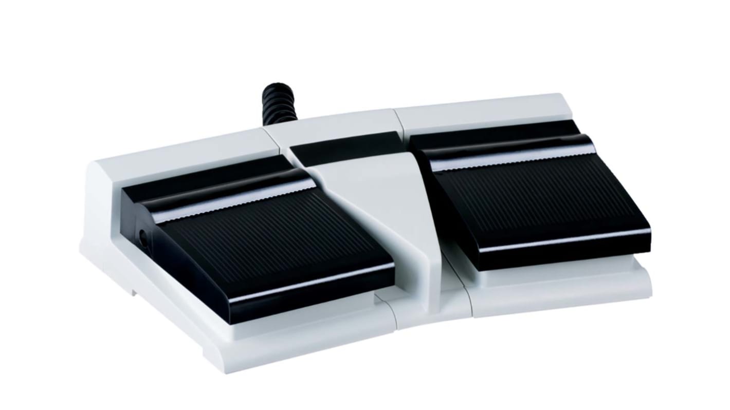 Interruttore a pedale momentaneo Schmersal NKF2-10/10Z-B-2M, contatto SPST, grado di protezione IP67, cavo precablato 2m.