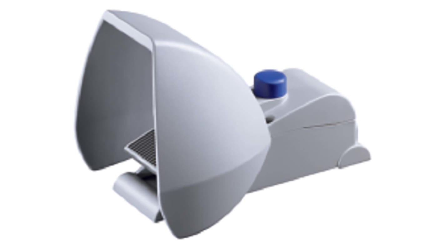 Interruttore a pedale momentaneo Schmersal, configurazione NC/NO, grado di protezione IP65, per applicazioni industriali.