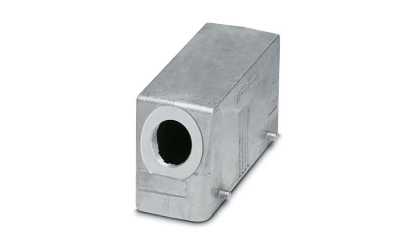 Contenitore guaina serie HC PG21 IP66/IP67 B24 alluminio grigio - Phoenix Contact 1412776: Alloggiamento in alluminio pressofuso con doppia chiusura di bloccaggio, temperatura operativa da -40 a 125 °C. Adatto per applicazioni industriali.