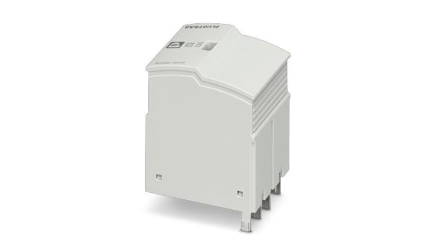 Phoenix Contact, modulo di protezione da sovracorrente 3 fasi, IP20, 3kA, dimensioni 44.8 x 35.2 x 60.9 mm, montaggio su base.