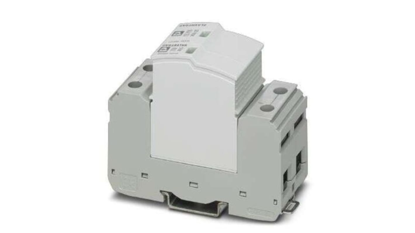 Phoenix Contact, protezione da sovracorrente per guida DIN, 125V cc, 100kA, indicatore di stato ottico e meccanico.