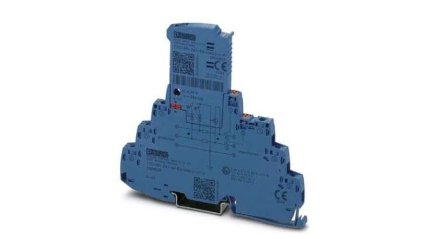 Dispositivo di protezione contro le sovracorrenti Phoenix Contact 2906825, per guida DIN, corrente di scarica 0.5 kA, temperatura operativa -40/+80 °C.