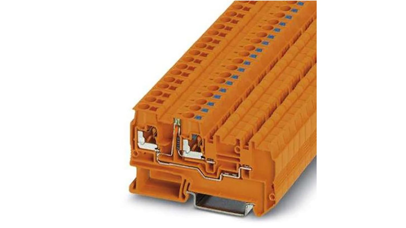 Morsettiera Phoenix Contact 3244561 - 24V, 13.5A, 0.2mm²-4mm², -60°C a 85°C. Sistema di connessione a innesto per collegamenti rapidi. Adatto per ambienti industriali.