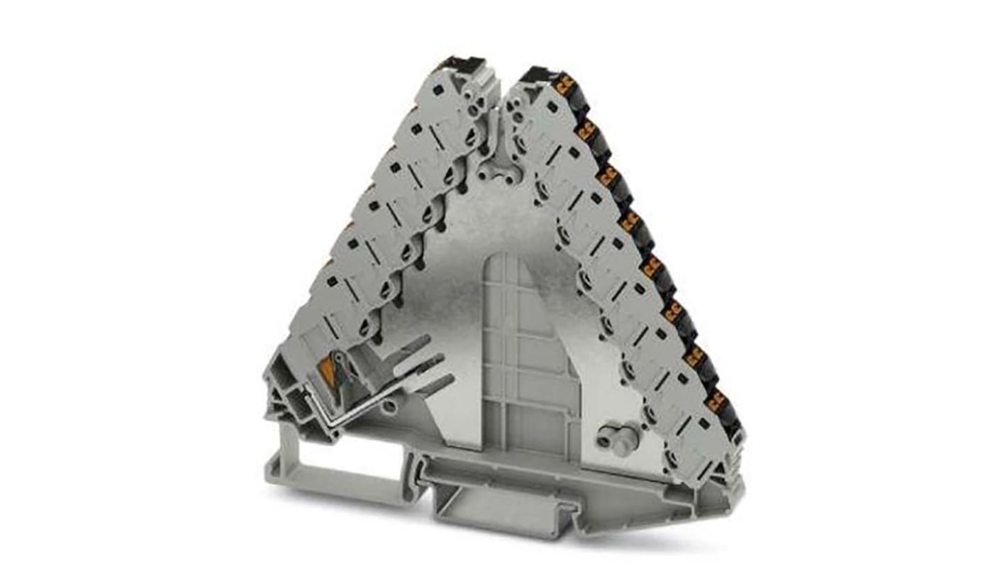 Morsettiera grigia per guida DIN Phoenix Contact 3270160 - 17.5A, 250V, 0.14-2.5mm² - Resistente da -60 a 85 °C