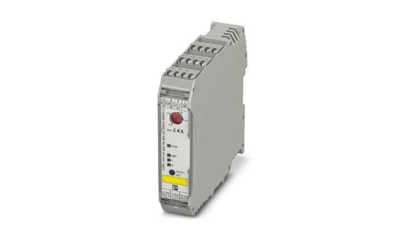 Starter motore avanzato Phoenix Contact 2900420, per motori 3 c.a. fino a 500 V, corrente 2,4 A, protezione IP20.