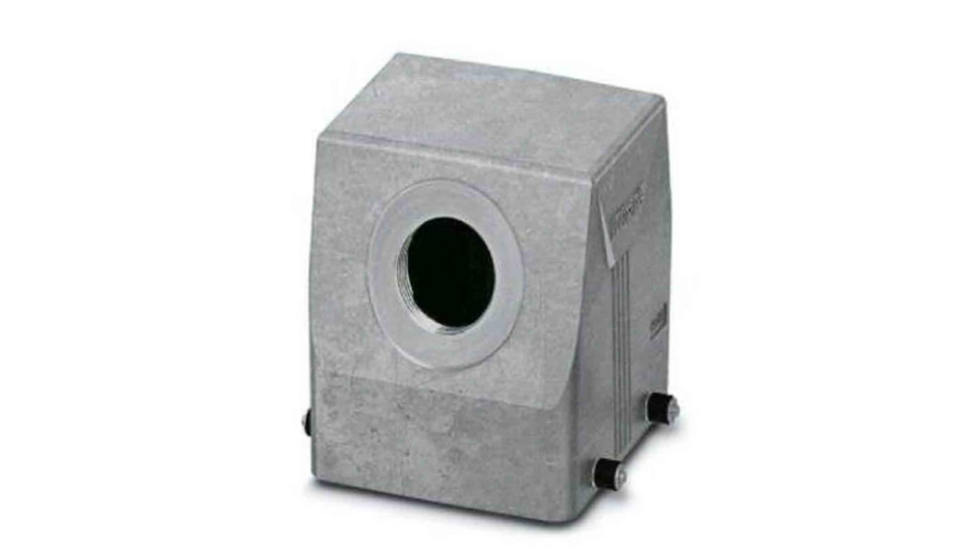 Contenitore a manicotto in alluminio resistente all'acqua salata Phoenix Contact 1424834 - IP66/IP67, temperatura da -40°C a 125°C. Adatto per connettori di potenza.