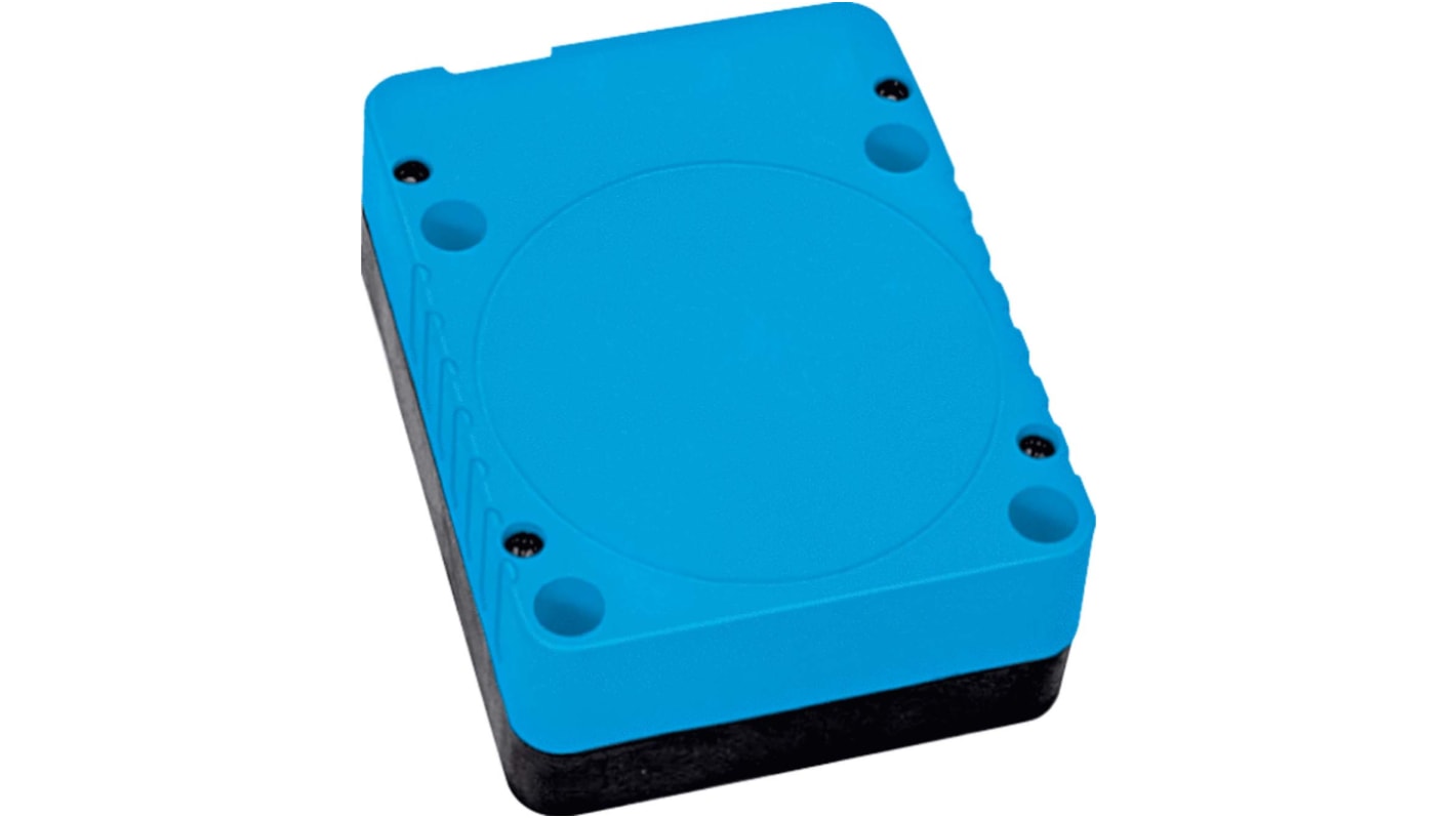 Sensore di prossimità Sick IQ80-60NPP-KK0, PNP, 60 mm, IP65, 80x80x105 mm, alimentazione 10-36 V, montaggio non a filo.