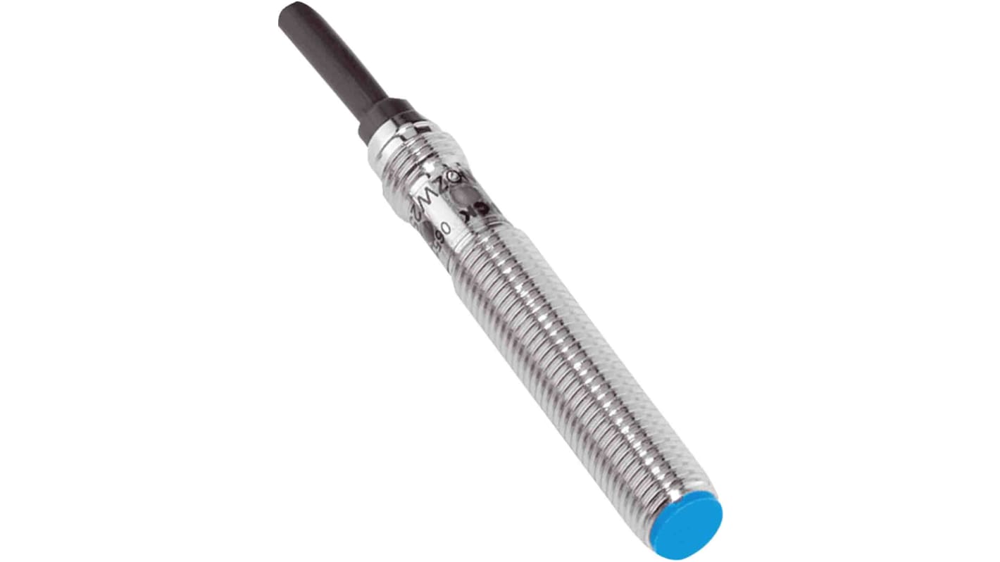Sensore di prossimità cilindrico Sick IME08-04BPSZW2S, PNP normalmente aperto, gamma di rilevamento 4 mm, IP67, montaggio M8.